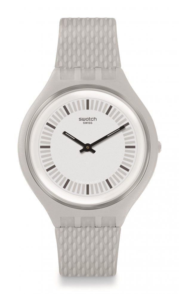 Reloj Swatch Skin blanco indices negros SKINSTRUCTUR svum102