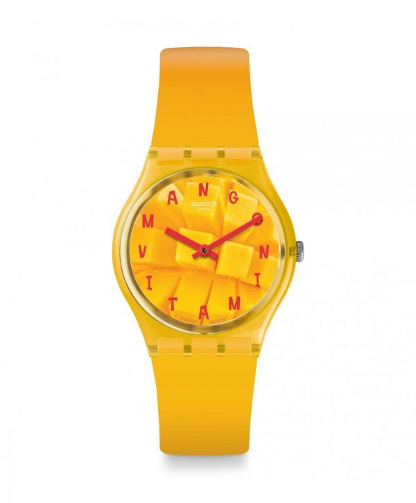 Reloj Swatch color mando Coeur de Mangue GO119