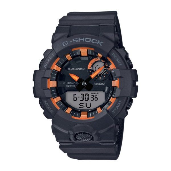 Reloj Casio G-Shock negro y naranja GBA-800SF-1AER