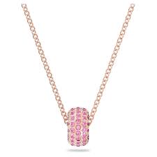Collar stone Swarovski cristales rosas 5642887