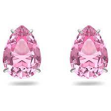 Pendientes Gema cristal rosa Swarovski 5614455